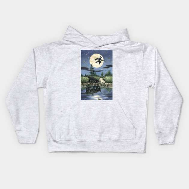 Everyday Witch Tarot - The Moon Kids Hoodie by Elisabeth Alba